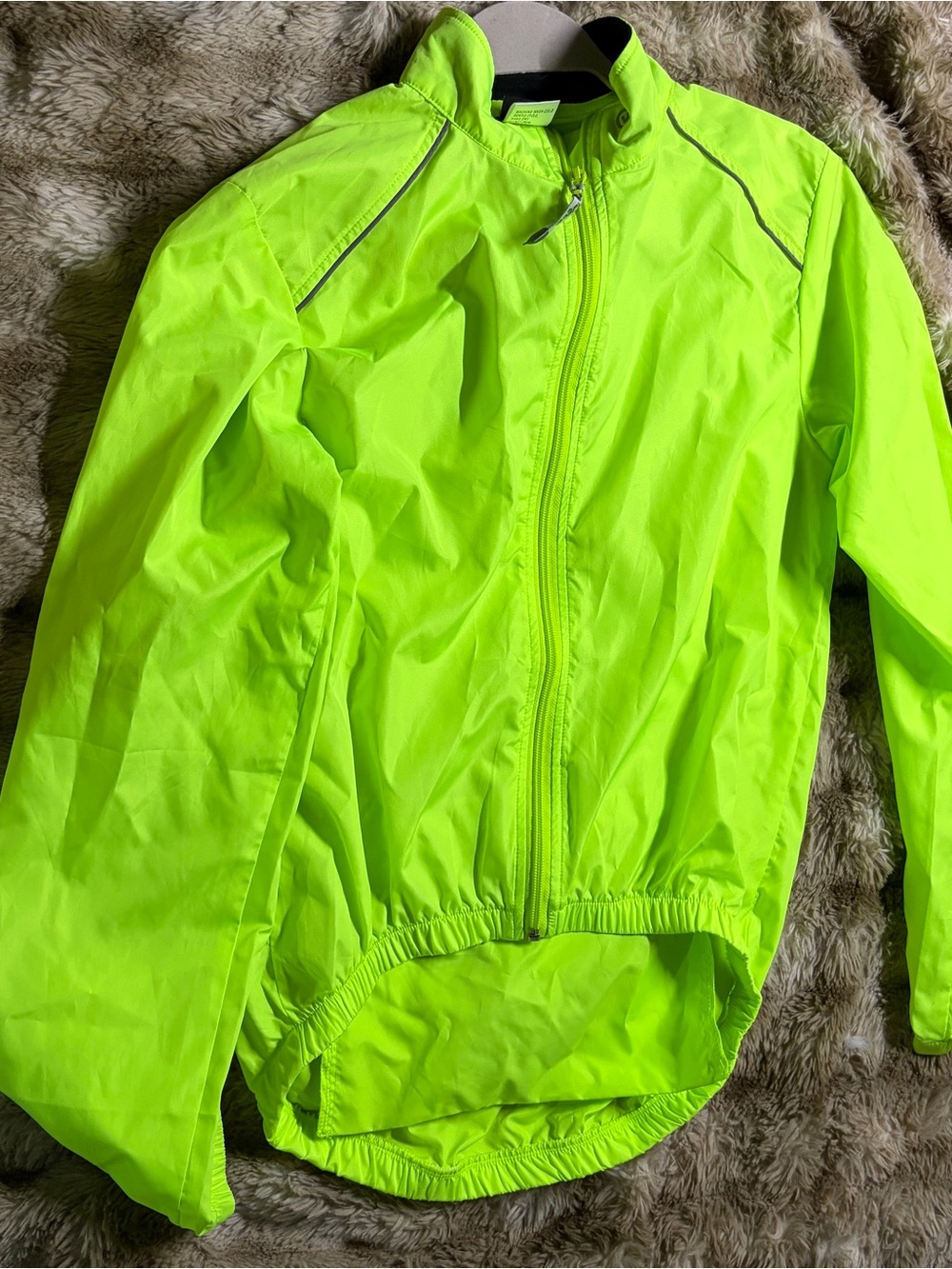 Canari High-Visibility Neon Yellow Cycling Jacket
